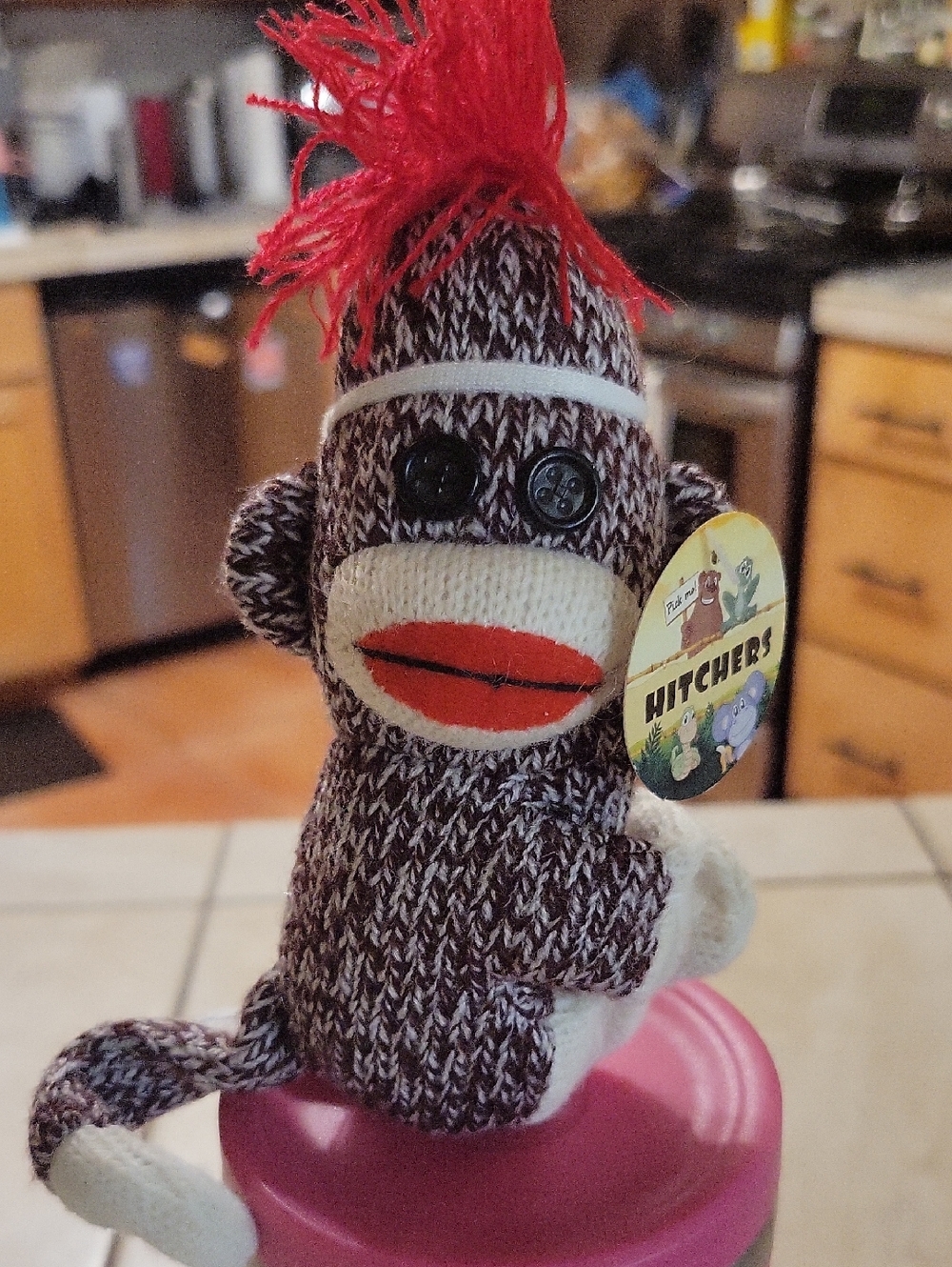 NWT Sock Monkey Hitchers Plush